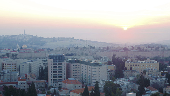 Sunrise Above Old City, Jerusalem 3