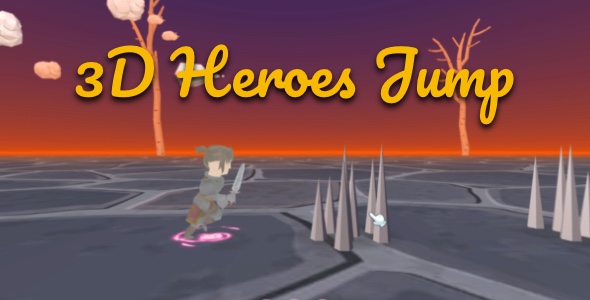 3D Heroes Jump - Cross Platform Casual Game