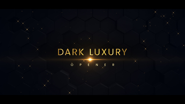 Dark Luxury Titles Titles template preview