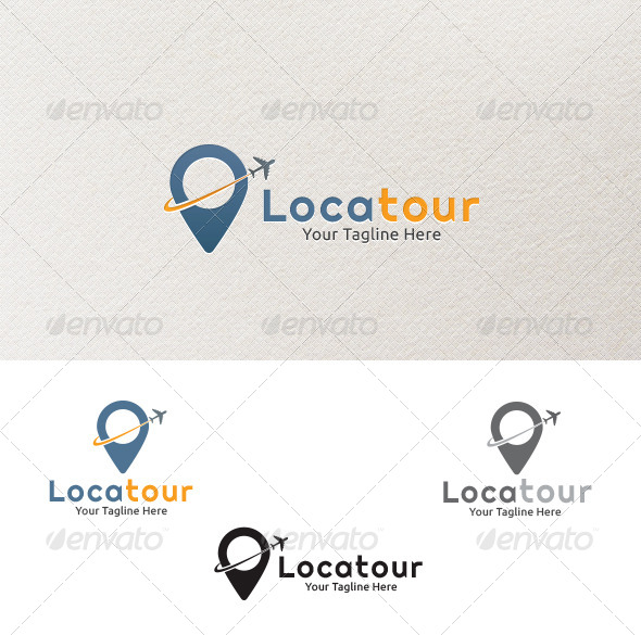 Locatour - Logo Template - Vector Abstract