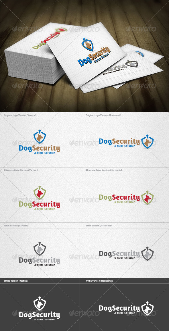 Dog Security Logo - Animals Logo Templates