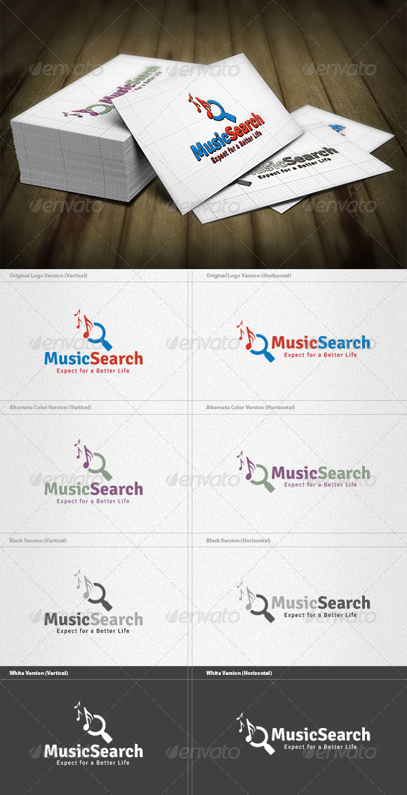 Music Search Logo - Symbols Logo Templates