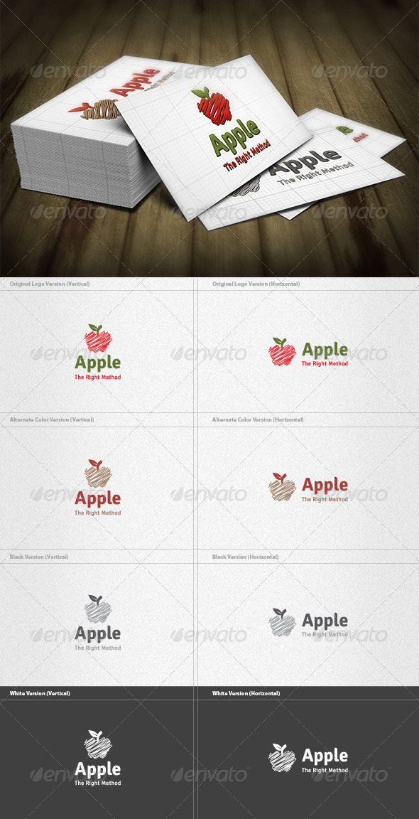Apple Logo - Food Logo Templates