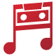 Music Cassette Logo