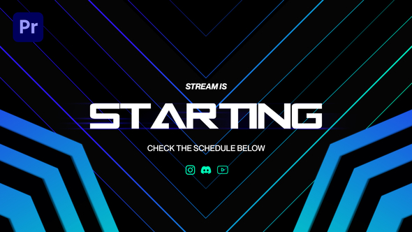 Stream Package Overlay Premiere Pro Template, Premiere Pro Templates