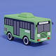 Cartoon Bus Low-poly 3D model