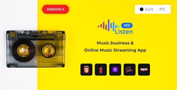 Listen - Online Music Streaming App