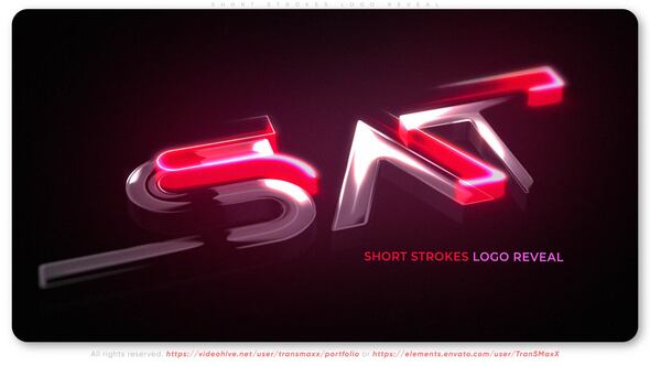 Short Strokes Logo Reveal Logo Stings template preview