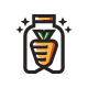 Carrot Jar Logo Template