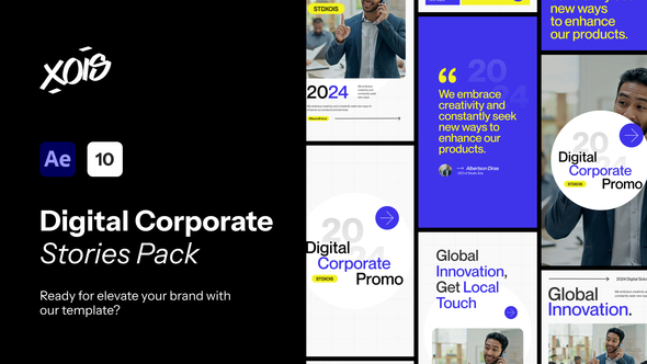 Digital Corporate Promo Stories Pack