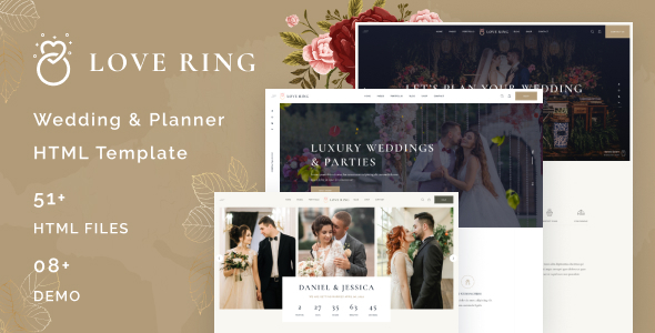 Love Ring - Creative Multipurpose Wedding HTML5 Template