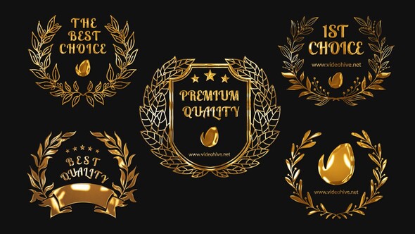 5 Golden Awards Openers template preview