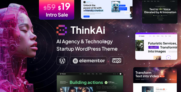 Think AI – AI Startup & Technology WordPress Theme