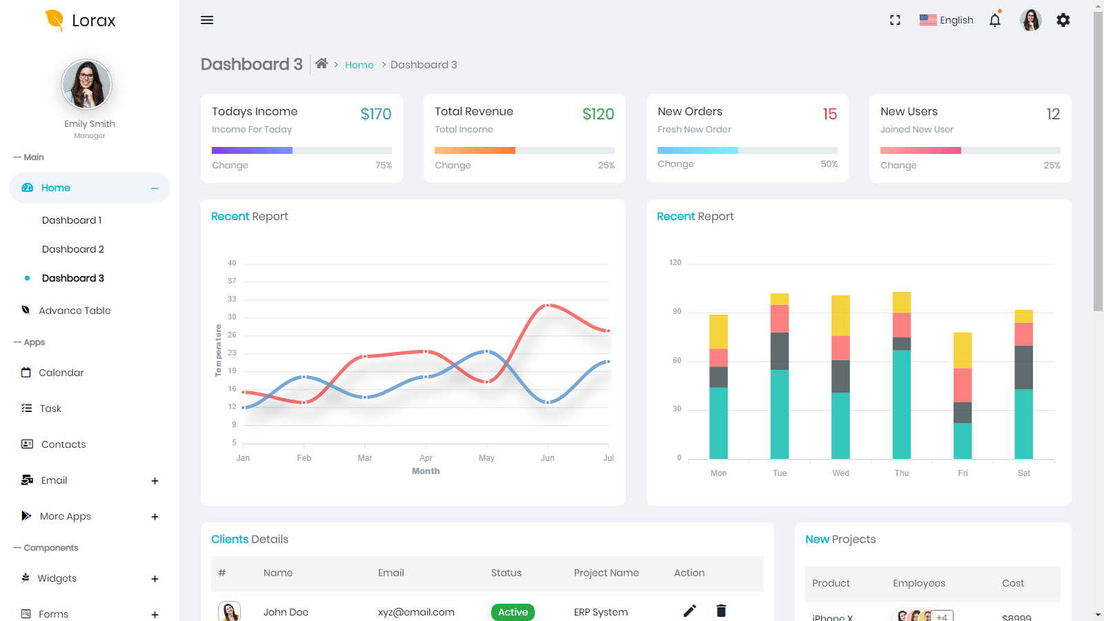 Lorax - Angular 18+ Material Design Admin Template by redstartheme