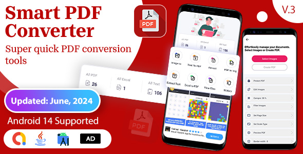 [DOWNLOAD]PDF Converter - PDF Tools Android App + Admob Ads
