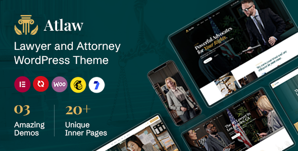 [DOWNLOAD]Atlaw - Lawyer and Attorney WordPress Theme