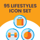 95 Way of Life Icon Set