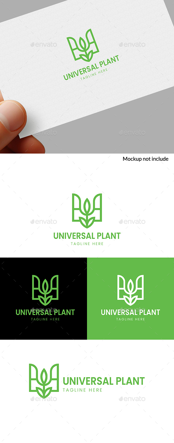 [DOWNLOAD]Universal plant-Letter U plant logo