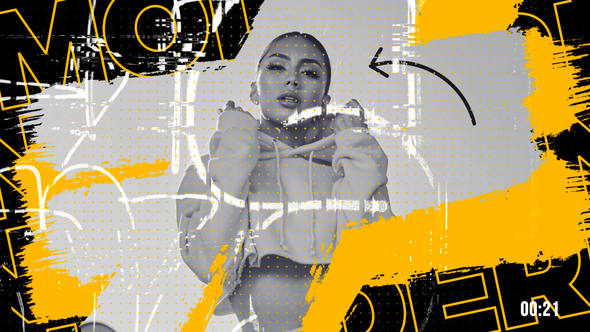 Grunge Energy Intro Openers template preview