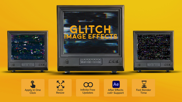 Glitch Image Effects Elements template preview