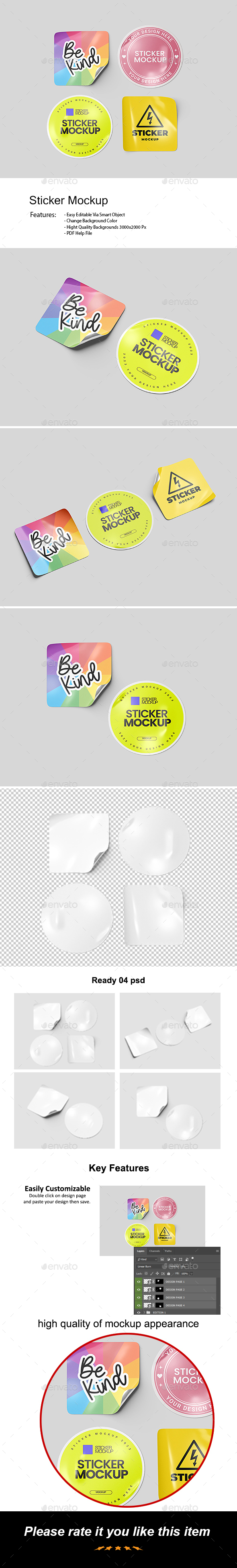 [DOWNLOAD]Sticker Mockup