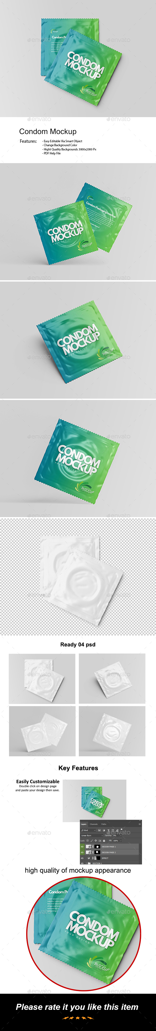 [DOWNLOAD]Condom Mockup