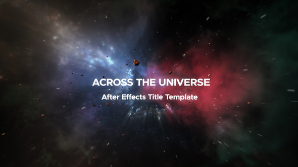 Across The Universe | After Effects Titles template preview