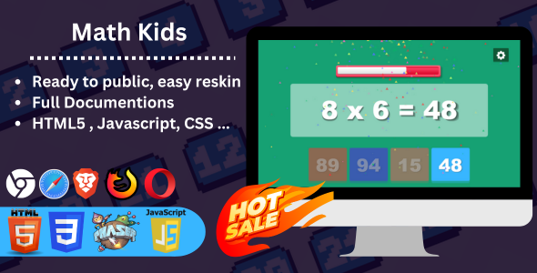 [DOWNLOAD]Math Kids HTML5 Game