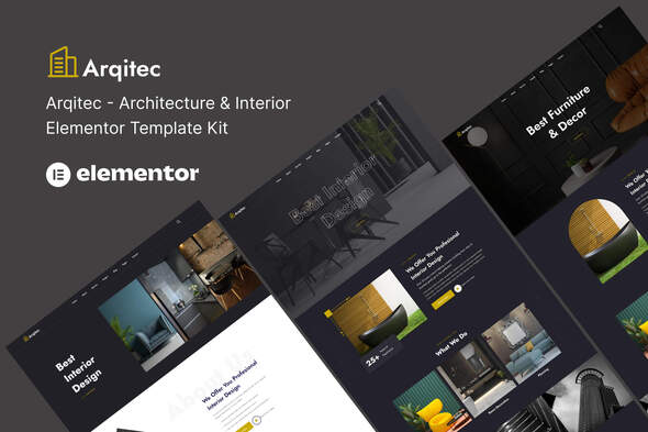 Arqitec - Architecture & Interior Elementor Template Kit