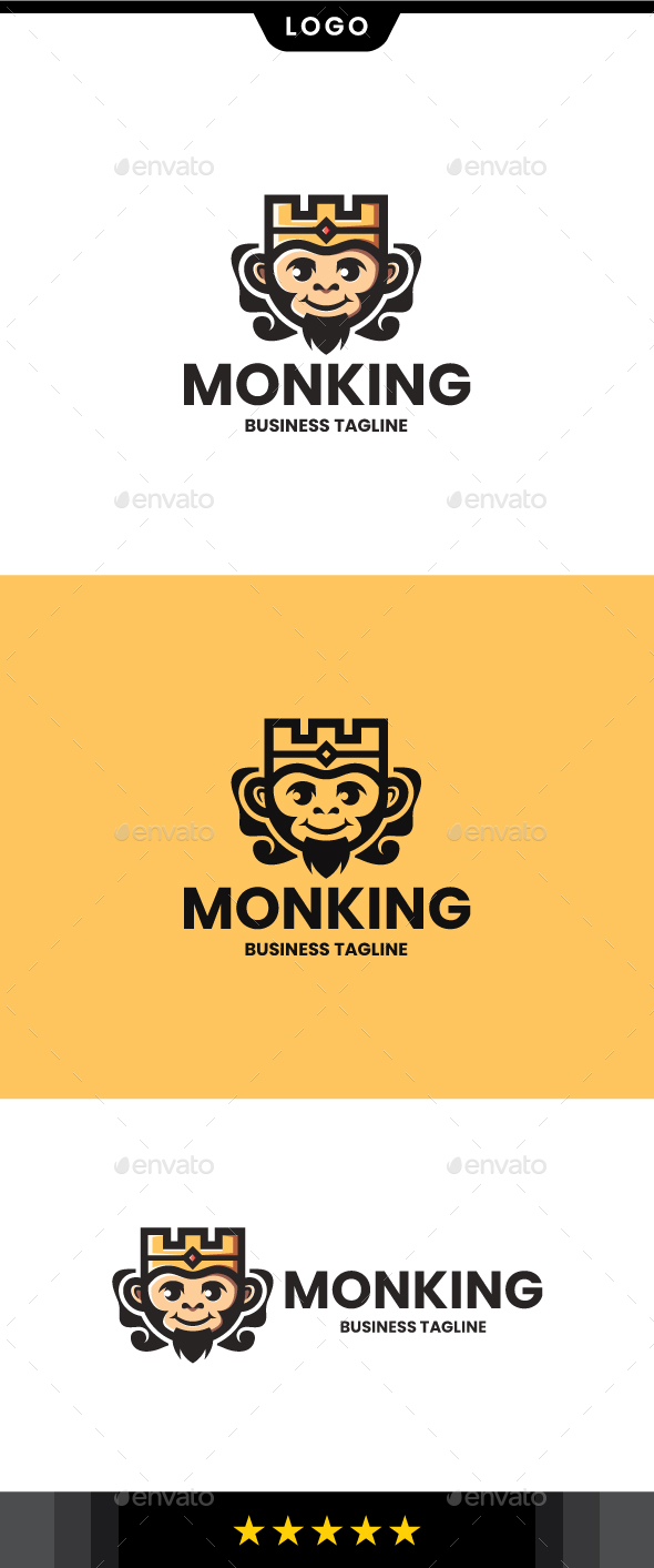 [DOWNLOAD]Monkey King Logo Template