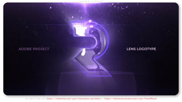 Lens Logo Logo Stings template preview