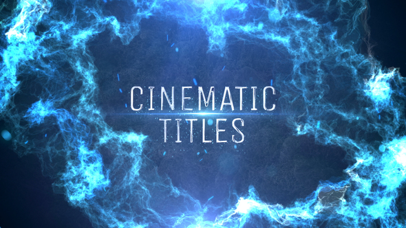 Cinematic Trailer Titles Titles template preview