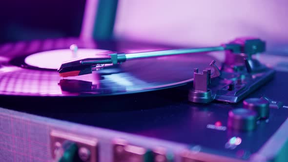 Vinyl Record Closeup alt