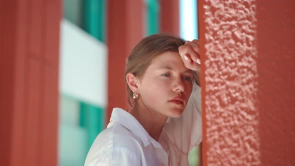 Unhappy Depressed Woman Trying to Cope with Her Grief and Lost Miscarriage