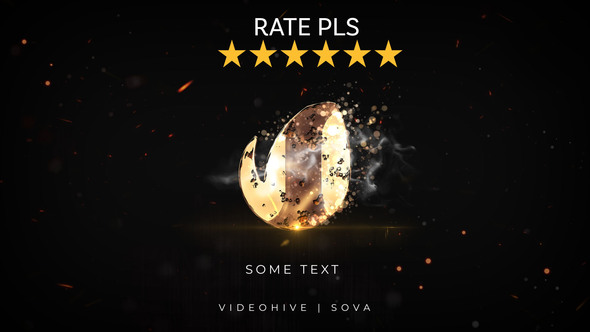 Golden Grunge Logo Logo Stings template preview