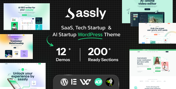 [DOWNLOAD]Sassly | SaaS, AI & Tech Startup Theme