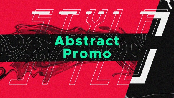 Abstract Typography Promo Openers template preview