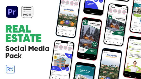 Real Estate Social Media Pack for Premiere Pro