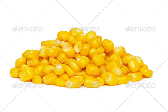 canned corn - Stock Photo - Images
