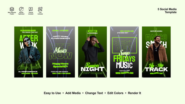 Party Instagram Reels Product Promo template preview