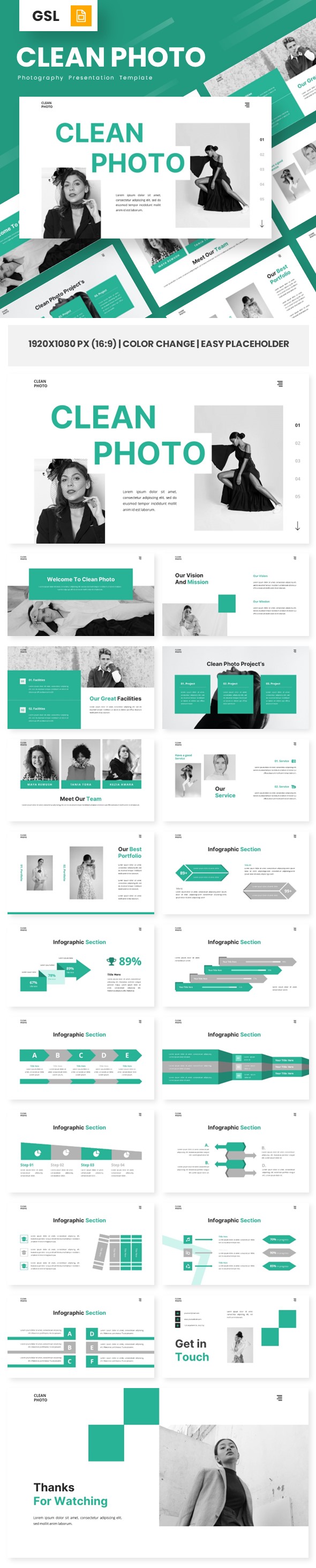 [DOWNLOAD]Clean Photo - Photography Google Slide Templates