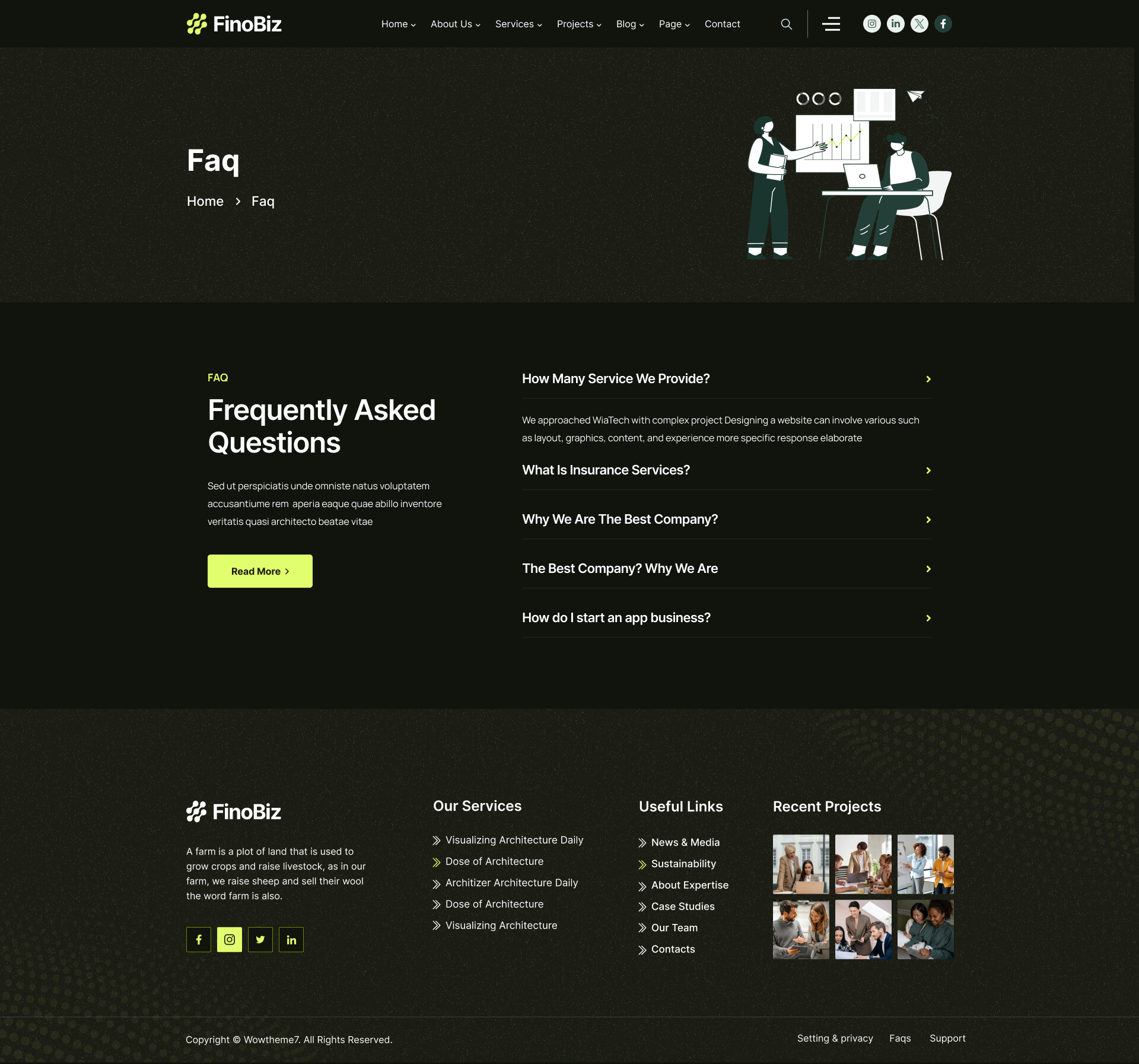 FinoBiz - Business Consulting Figma Template by webnextpro | ThemeForest