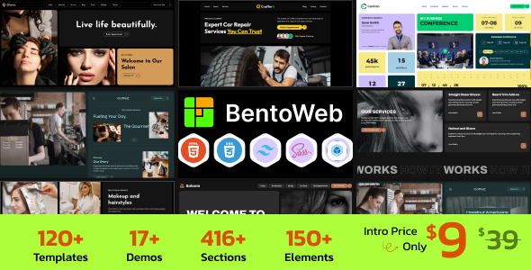 [DOWNLOAD]Bentoweb - The Multipurpose HTML5 Template