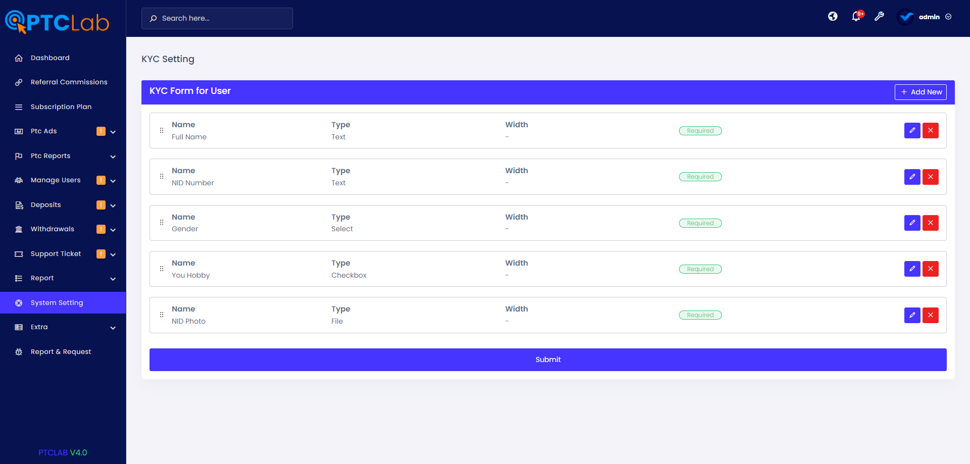 ptcLAB - Pay Per Click Platform by ViserLab | CodeCanyon
