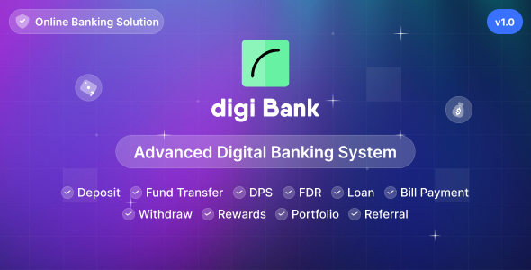 [DOWNLOAD]Digibank - Advanced Digital Banking System with Rewards