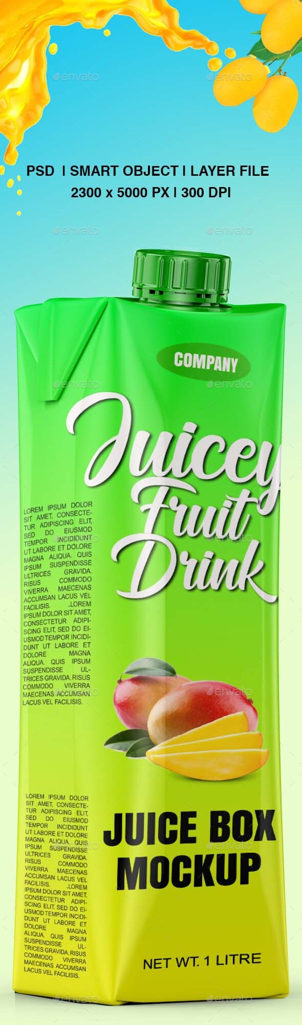 [DOWNLOAD]Juice  Box Mockup Prisma