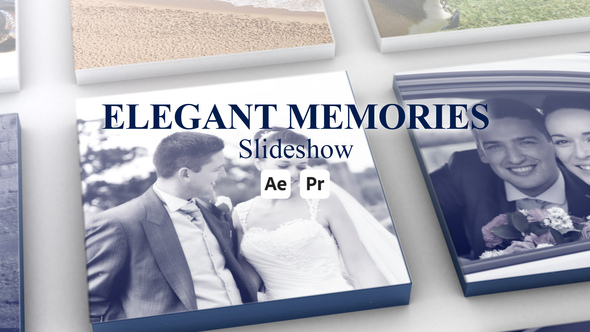 Elegant Memories Slideshow Video Displays template preview