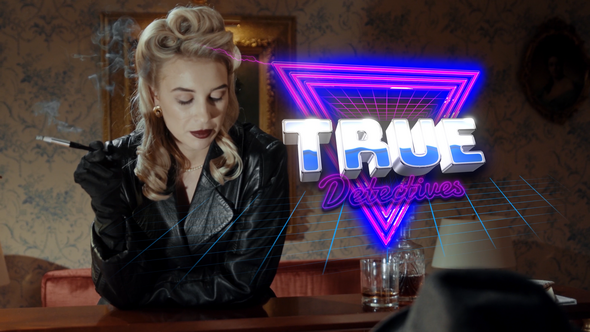 80's Retro Title Opener Titles template preview