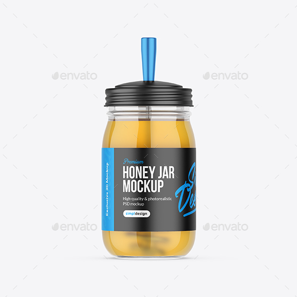 [DOWNLOAD]Honey Jar Mockup