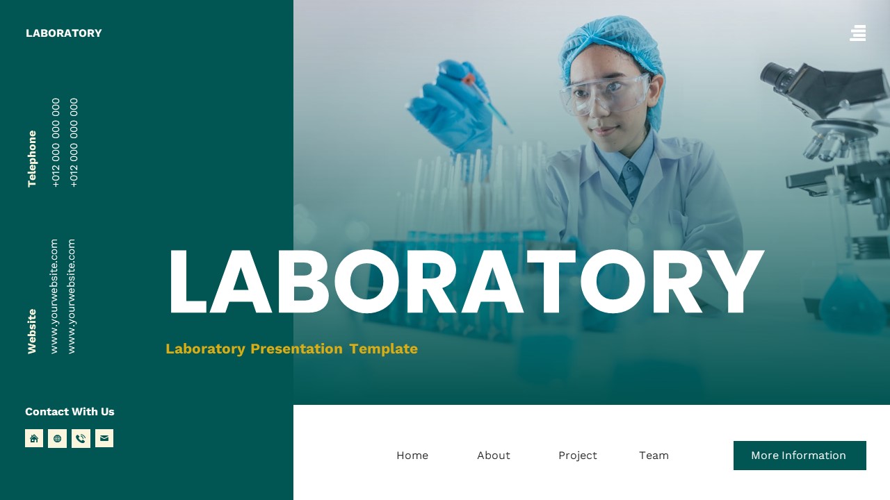 Laboratory - Laboratory Powerpoint Templates, Presentation Templates
